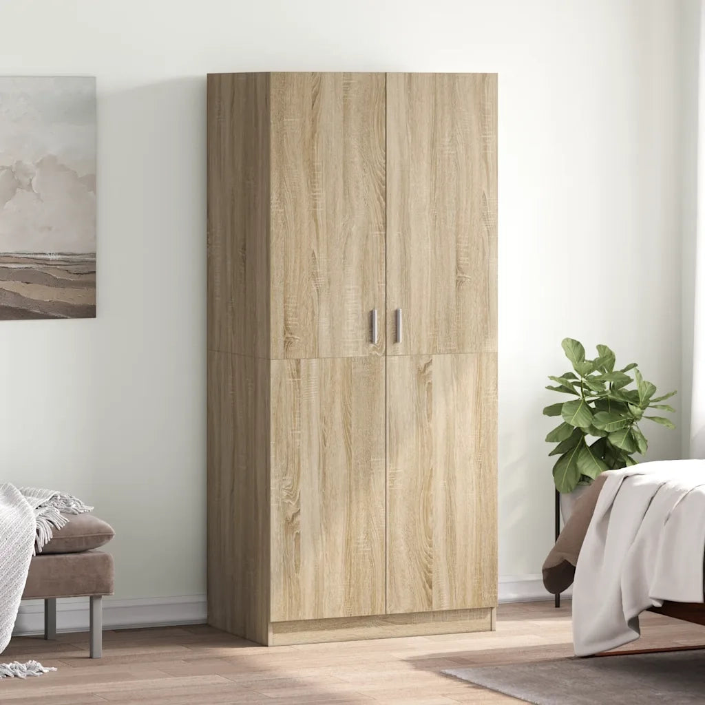 Armadio Rovere Sonoma 80x50x180 cm in Legno Multistrato CFW7838500