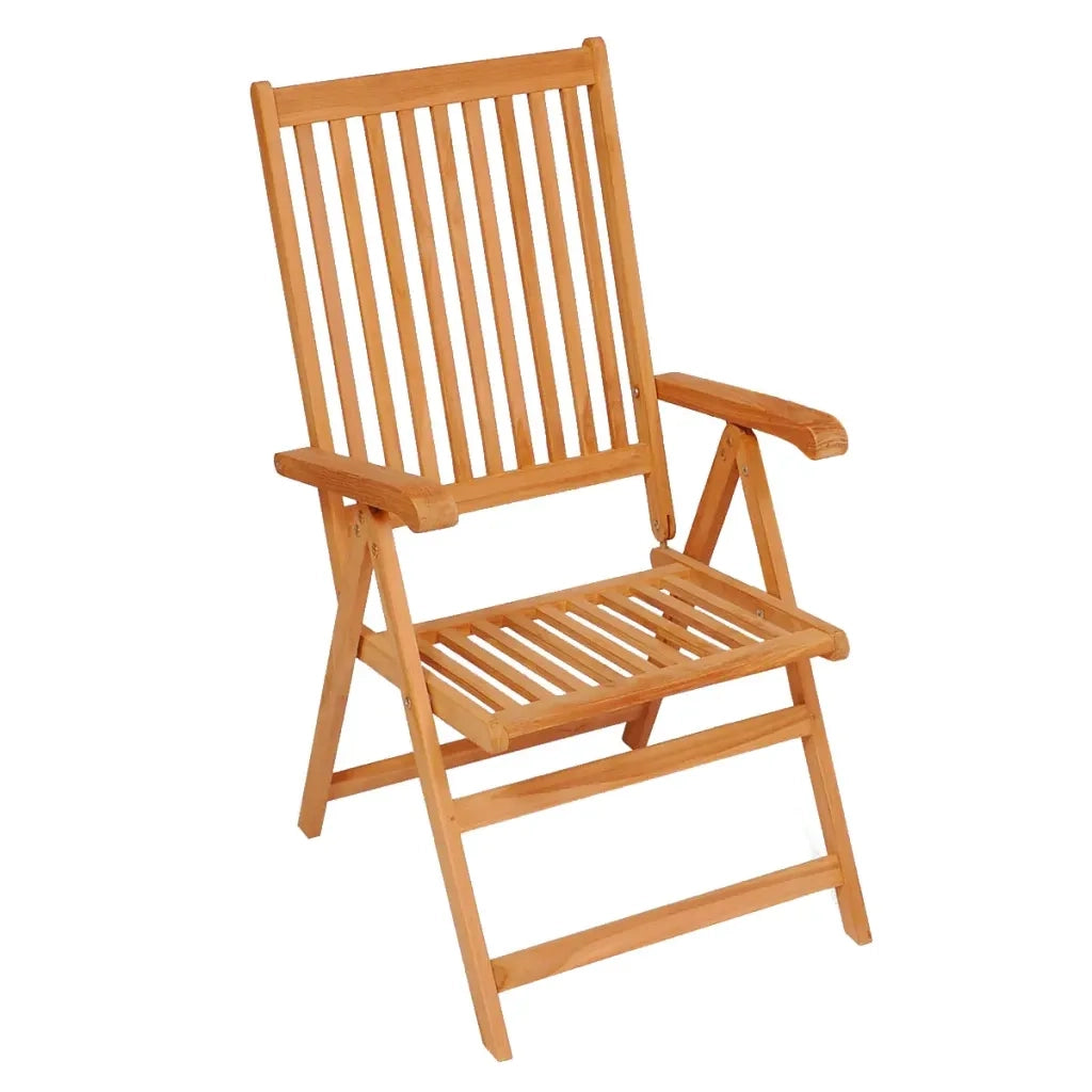 Sedie Giardino 2 pz con Cuscino Rosso a Quadri Massello di Teak 3062389