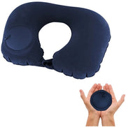 Cuscino per viaggio Opzionabile - Supporto - Cuscino per collo - Cuscino per aereo - Adattabile - Alto materiale Pluche - Pompino integrato - Cuscino per collo supporto
