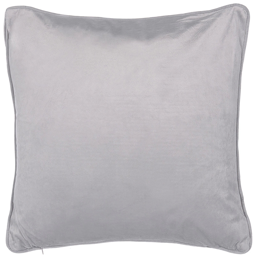 Set di 2 Cuscini decorativi motivo Grigio Rettangolare 45 x 45 cm Accessori decorativi moderni Tradizionali