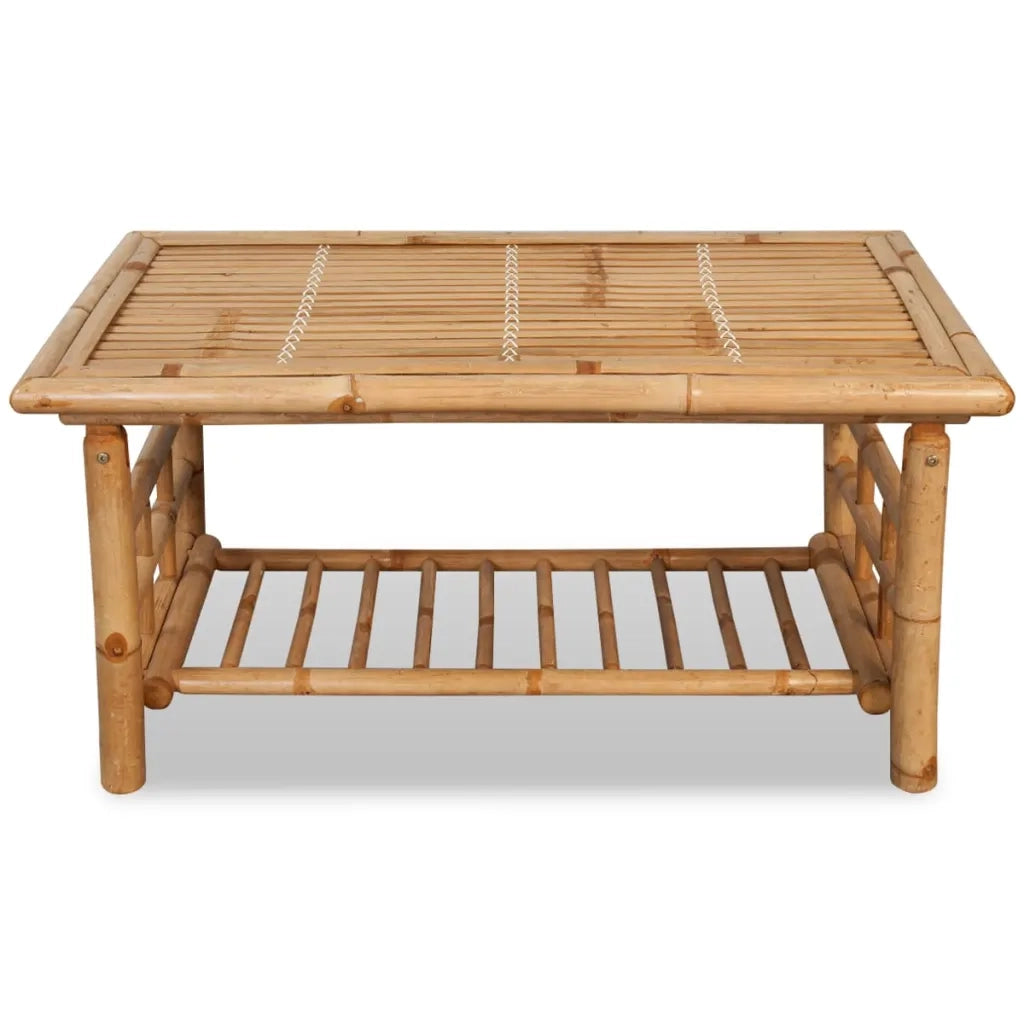 Set Divani da Giardino 4 pz con Cuscini in Bambù 43159