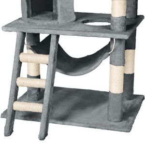 Tiragraffi per gatti 141 cm grigio 3708128