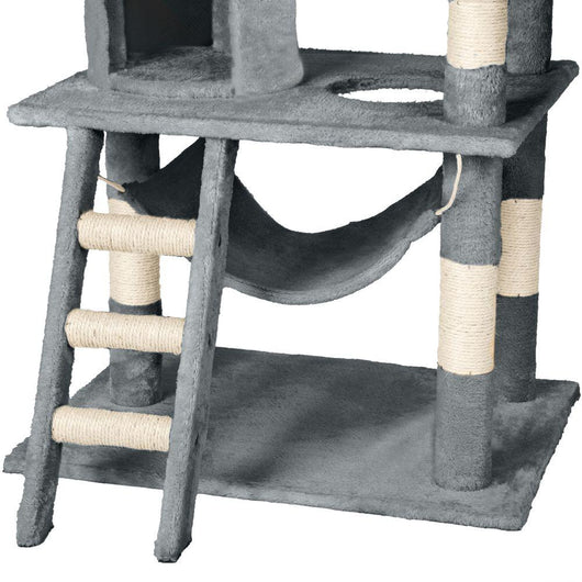 Tiragraffi per gatti 141 cm grigio 3708128