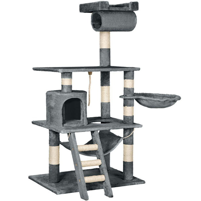 Tiragraffi per gatti 141 cm grigio 3708128