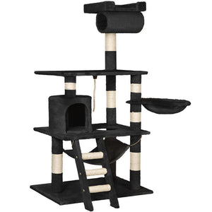 Tiragraffi per gatti 141 cm nero 3708130