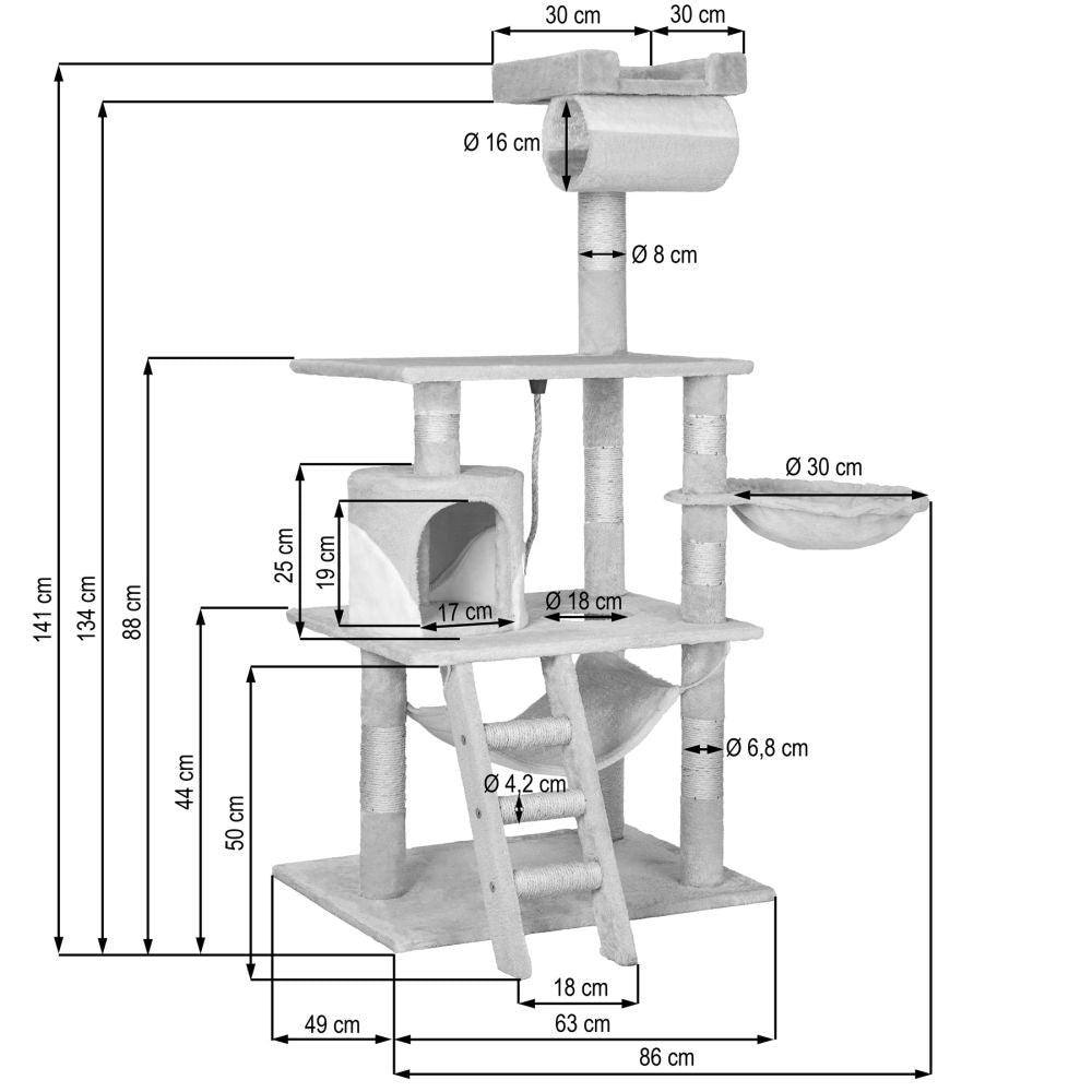 Tiragraffi 141 cm beige 3708126