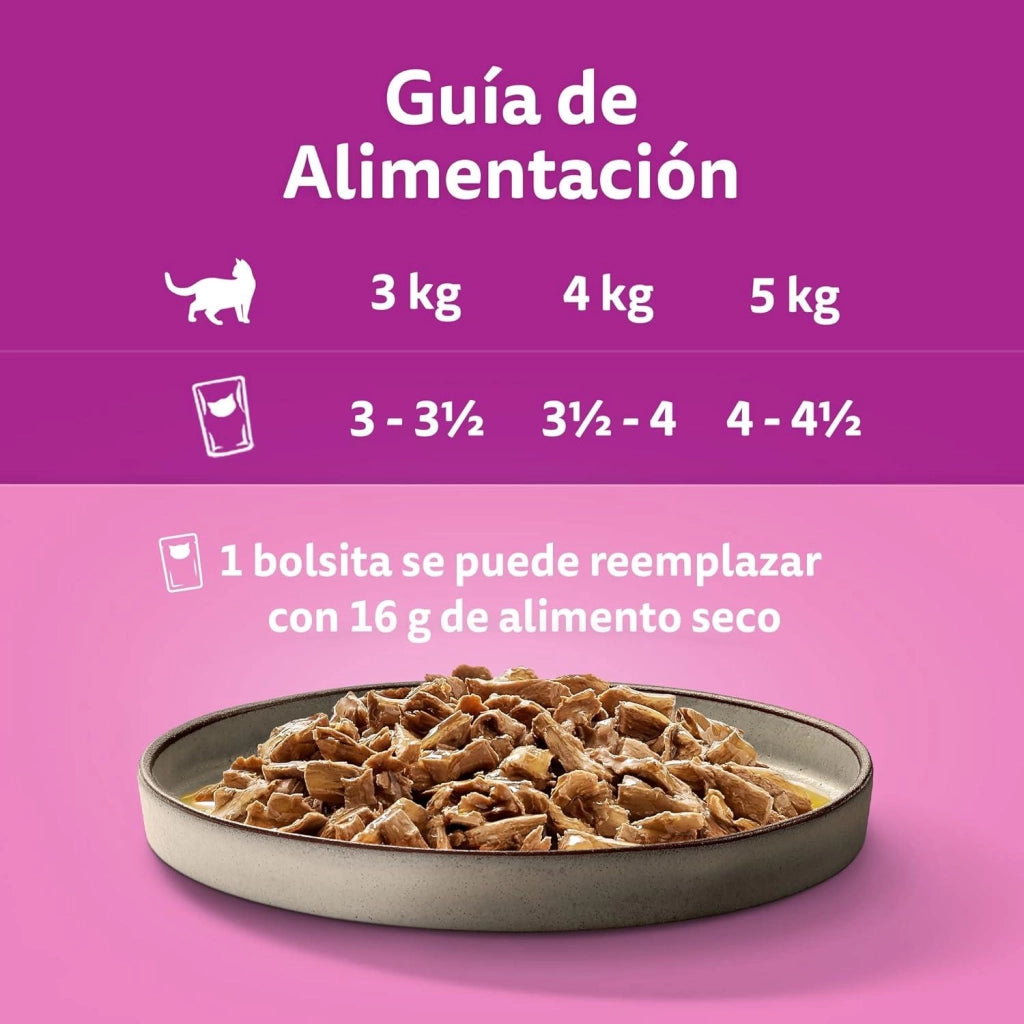 WHISKAS PURE DELIGHT CARNE IN GELATINA 4X85 GR 2 GUSTO POLLO 2 GUSTO TACCHINO