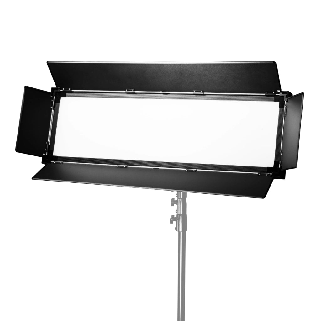 Walimex Pro Soft LED Brightlight 2400 Bi-Color Flat - Luce d'area Soft LED di alta qualità con temperatura di colore di 3200-5600K, potenza di 200W per produzioni fotografiche e video professionali