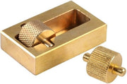 Strumento per lavorazione di pelle Edge Roller - creazione di artigianato in pelle - attrezzo per lavorazione di dipinti con due ruote - per fai da te - finitura di bordi - lavorazione di pelle.