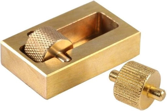 Strumento per lavorazione di pelle Edge Roller - creazione di artigianato in pelle - attrezzo per lavorazione di dipinti con due ruote - per fai da te - finitura di bordi - lavorazione di pelle.