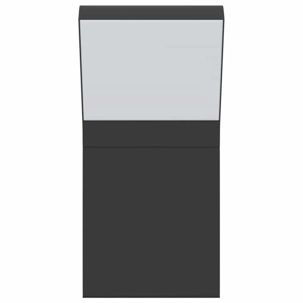 Applique LED da esterno resistente alle intemperie 10 x 15 x 22 cm alluminio nero 02_0056583
