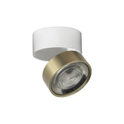 Hole Applique/Plafoniera LED 7W 3000K CRI90 38° IP20 Oro - Rossini Group | Illuminazione da parete o soffitto orientabile di design