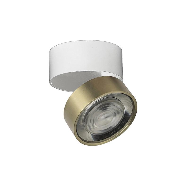 Hole Applique/Plafoniera LED 7W 3000K CRI90 38° IP20 Oro - Rossini Group | Illuminazione da parete o soffitto orientabile di design