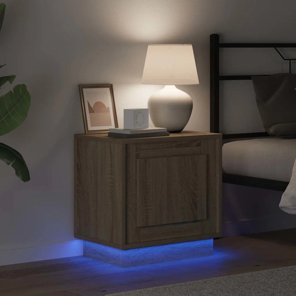 Comodino | Armadio da Notte | Mobiletto da notte Rovere Sonoma 44 x 34,5 x 45 cm