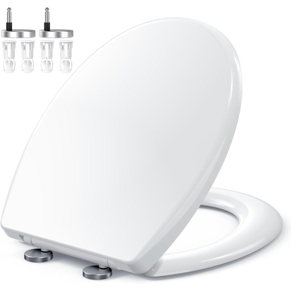 Sedile wc, mujiushi copriwater universale o forma con chiusura a
