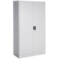 Spogliatoio in metallo 5 livelli 90 cm con armadio integrato grigio 08_0000439
