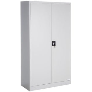 Spogliatoio in metallo 5 livelli 90 cm con armadio integrato grigio 08_0000439