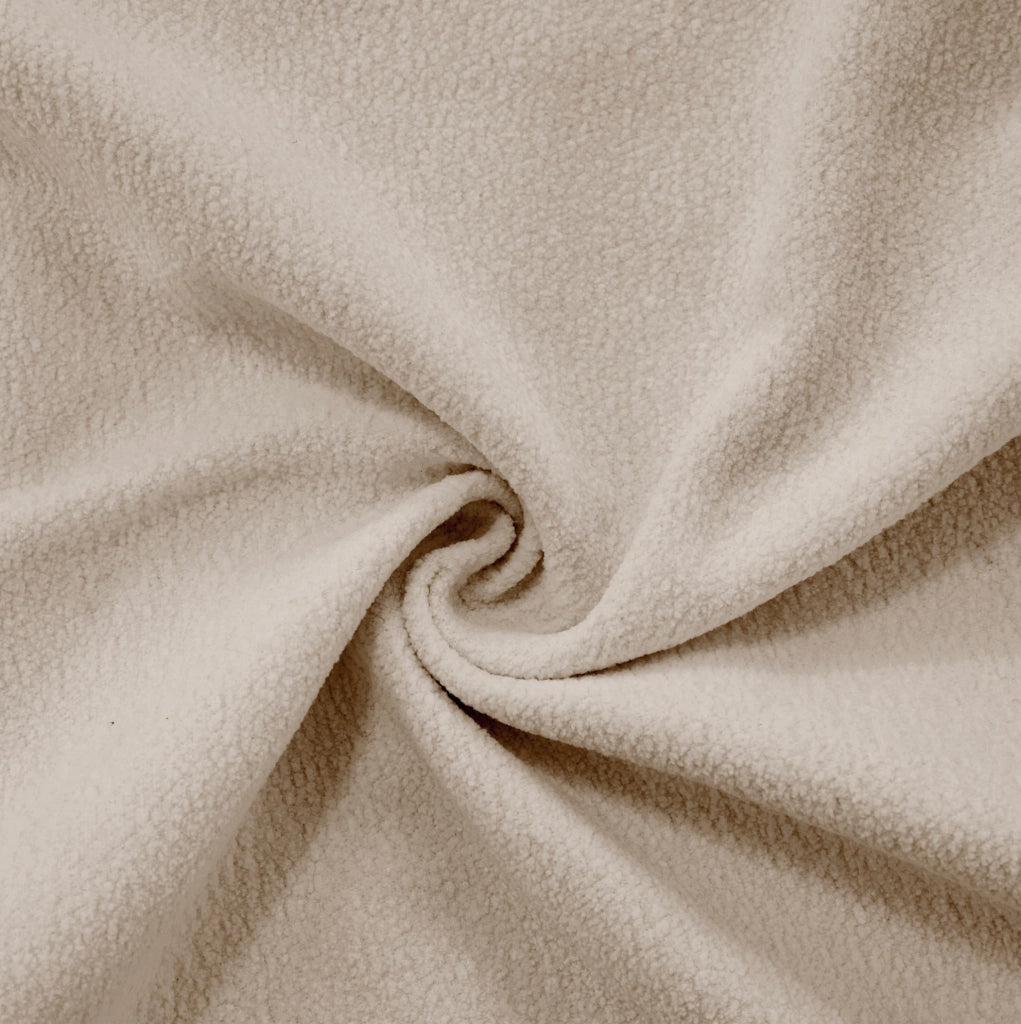 Divano modulare in chenille 220x77x81 cm; colore Light Coffee