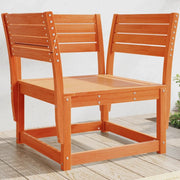 Sedia da Giardino Marrone Cera in Legno Massello Pino 844676