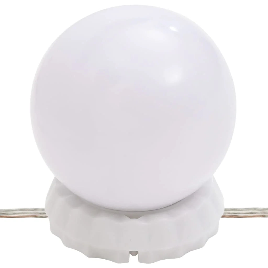 Armadio a specchio con illuminazione a LED 90 x 31,5 x 62 cm grigio 02_0006679