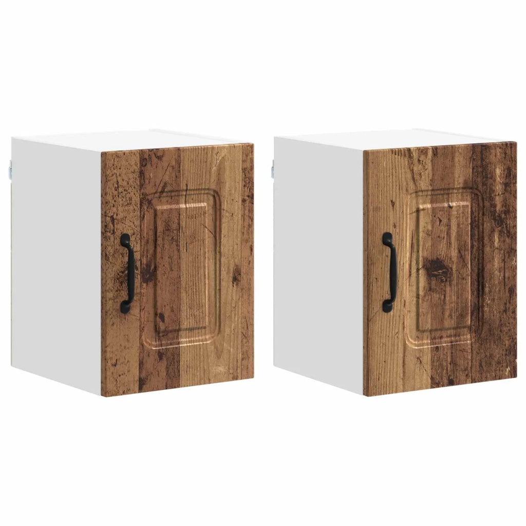 Mobile da cucina 2 pz-Set di 2 Armadio da cucina Legno vecchio 30 x 31 x 40 cm 100981