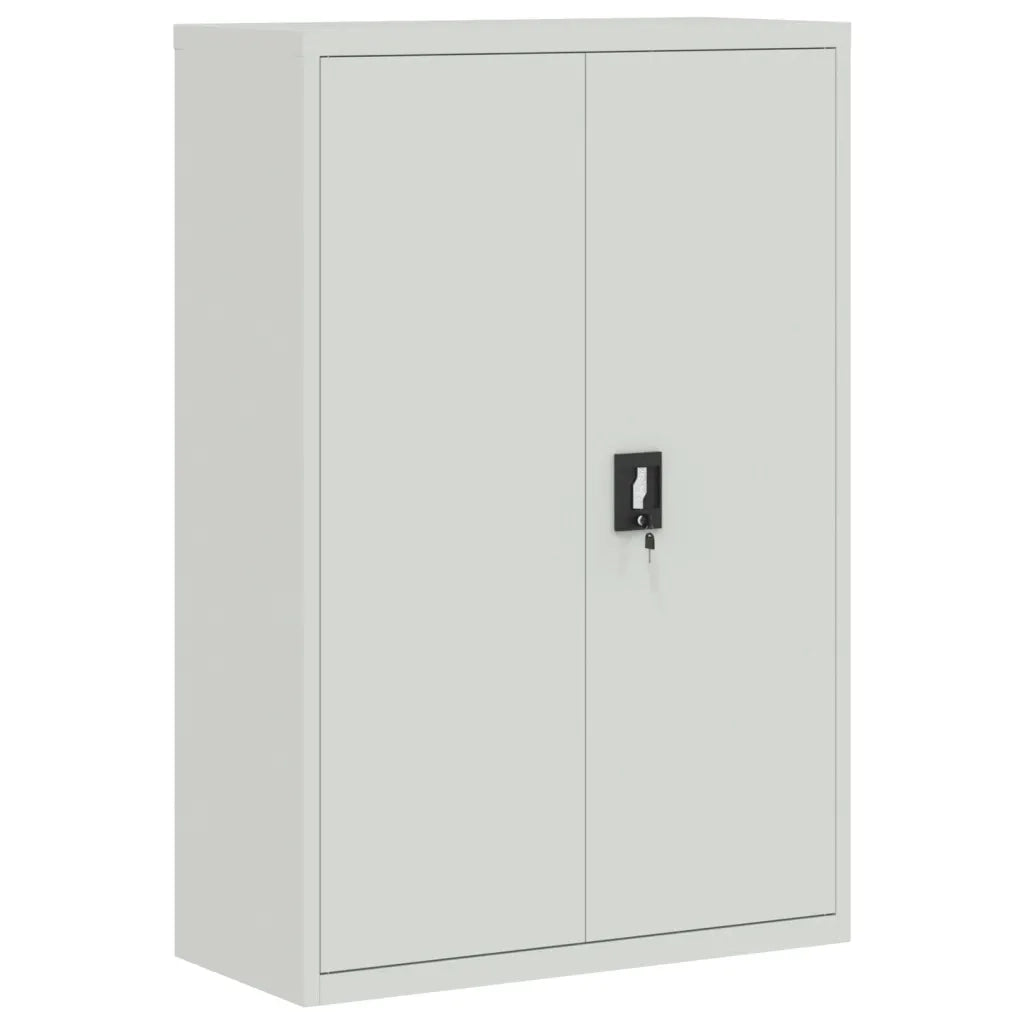 Armadio per Ufficio 90x40x140 cm in Acciaio Grigio CFW5116613