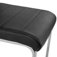 Set di 2 sedie di design nere per cucina, soggiorno, sala da pranzo 1908016