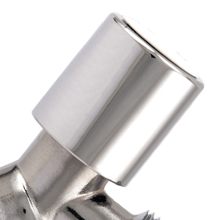 Rubinetto inclinato con attacco lavatrice