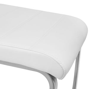 Set di 2 sedie bianche di design per cucina, soggiorno, sala da pranzo 1908013