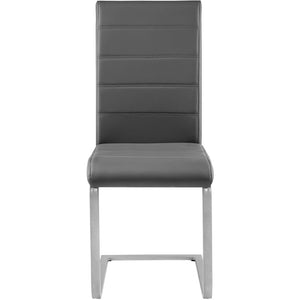 Set di 2 sedie da soggiorno, cucina, sala da pranzo di design grigio 1908015