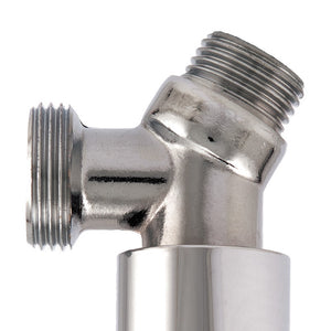 Rubinetto inclinato con attacco lavatrice