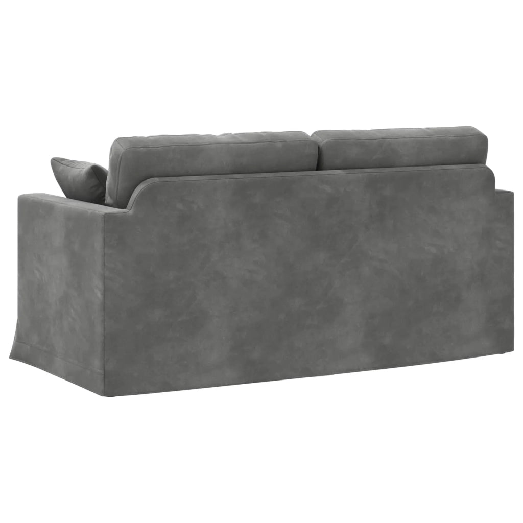Divano Grigio scuro 158 x 78 x 80 cm Velluto 42024423