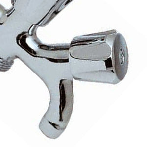 Rubinetto 2 maniglie attacco lavatrice