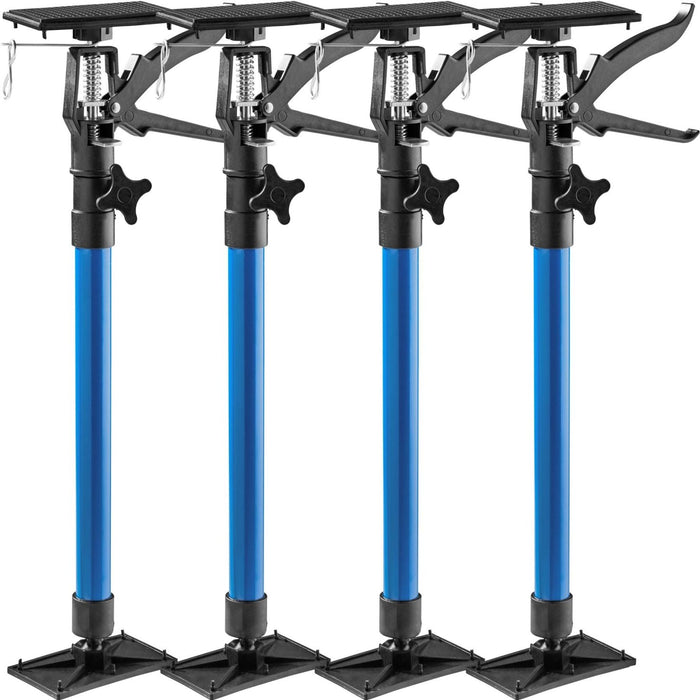 Set 4 puntelli telescopici per supporto porta da 51 cm a 115 cm blu 08_0000292