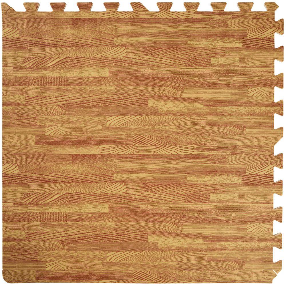 Set di 12 tappetini sportivi stampati in legno EVA con piastrelle quadrate 08_0000433