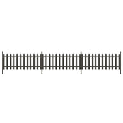 Staccionata con Montanti 3 pz in WPC 614x80 cm CFW2414050