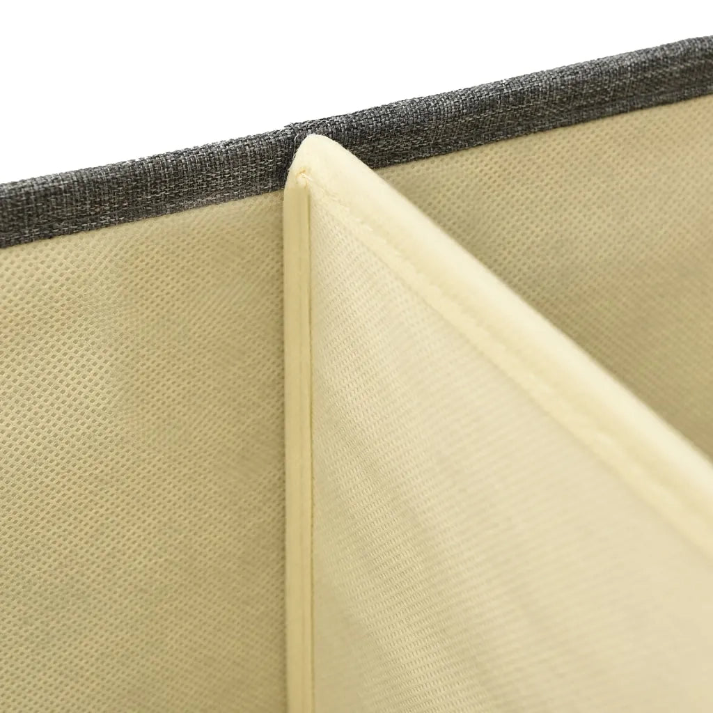 Scatola Portaoggetti in Tessuto 50x30x25 cm Antracite CFW1312450