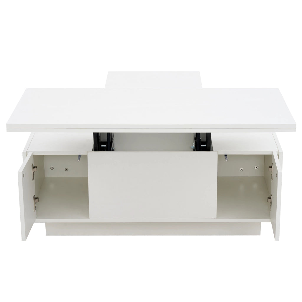 Tavolino moderno con meccanismo a doppia elevazione - Zephmum- 50 kg di carico