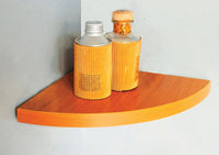 mensola angolo squadrata noce cm 50x50x1,8 cod:ferx.40274