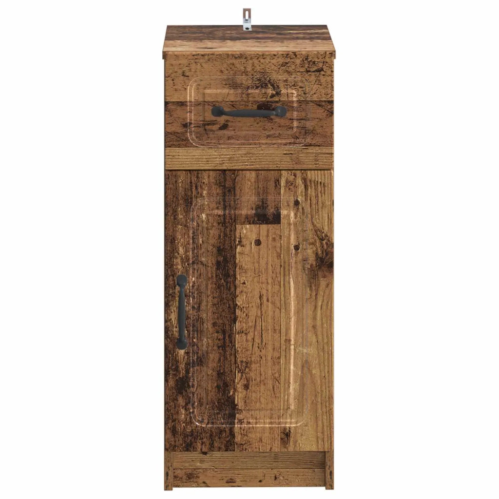 Mobiletto da Bagno UTRECHT Legno antico 30 x 31 x 77 cm 897713