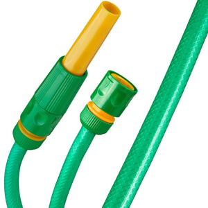 Avvolgitubo con tubo da giardino verde girevole 10 mt 3408184