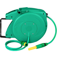 Avvolgitubo con tubo da giardino verde girevole 10 mt 3408184