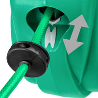 Avvolgitubo con tubo da giardino verde girevole 10 mt 3408184