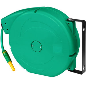 Avvolgitubo con tubo da giardino girevole 20 m verde 3408185