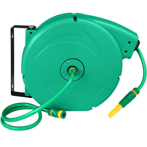 Avvolgitubo con tubo da giardino girevole 20 m verde 3408185