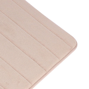 Tappeto memory foam beige 40x60 cm