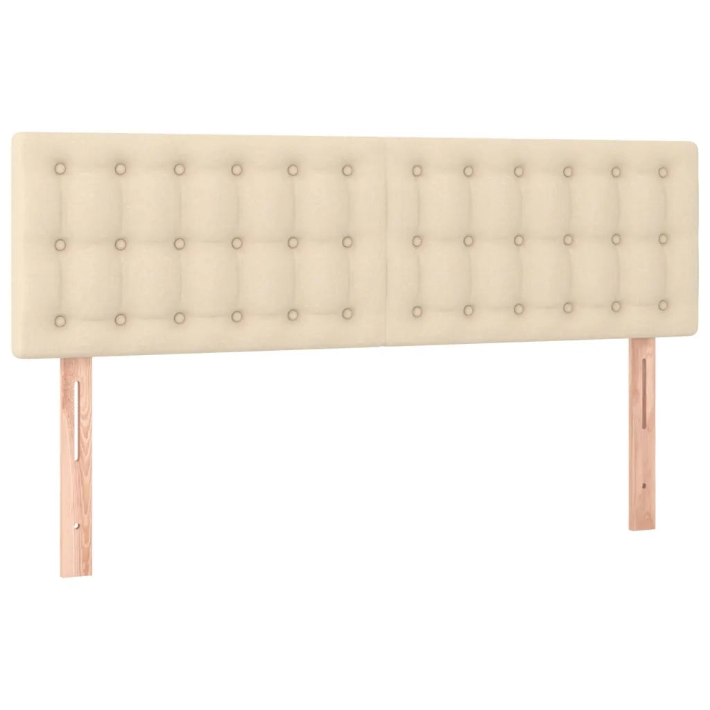 Giroletto a Molle con Materasso Crema 140x19 cm in Tessuto 3127122