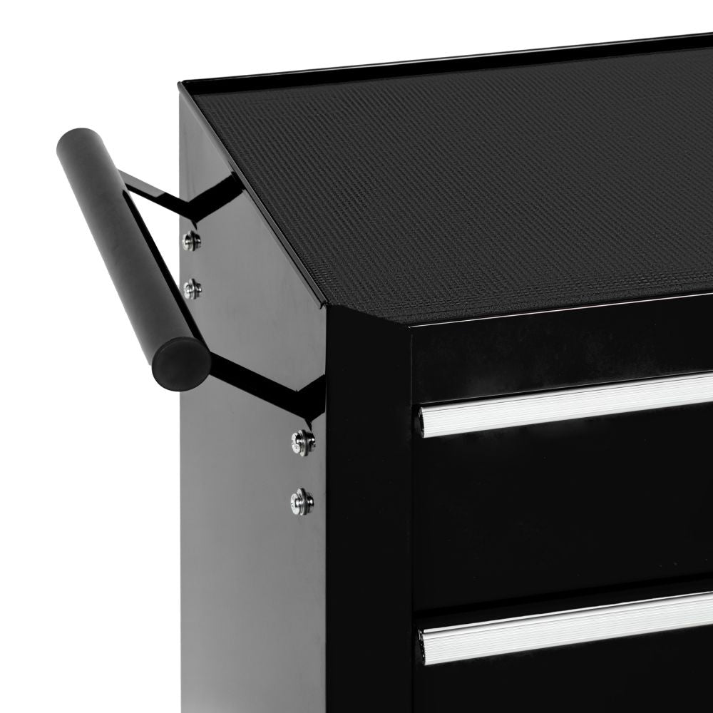 Carrello da officina 5 cassetti neri 3408111