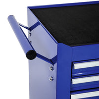 Carrello officina 7 cassetti blu 3408113