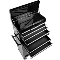 Carrello da officina nero a 8 cassetti 3408117
